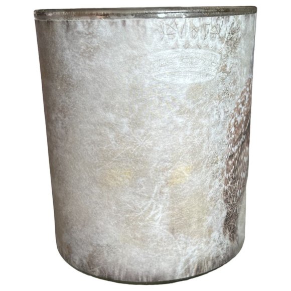 NWOT Glass Owl Candle Holder w/ Unscented Glitter Candle Ethereal - Picture 6 of 15